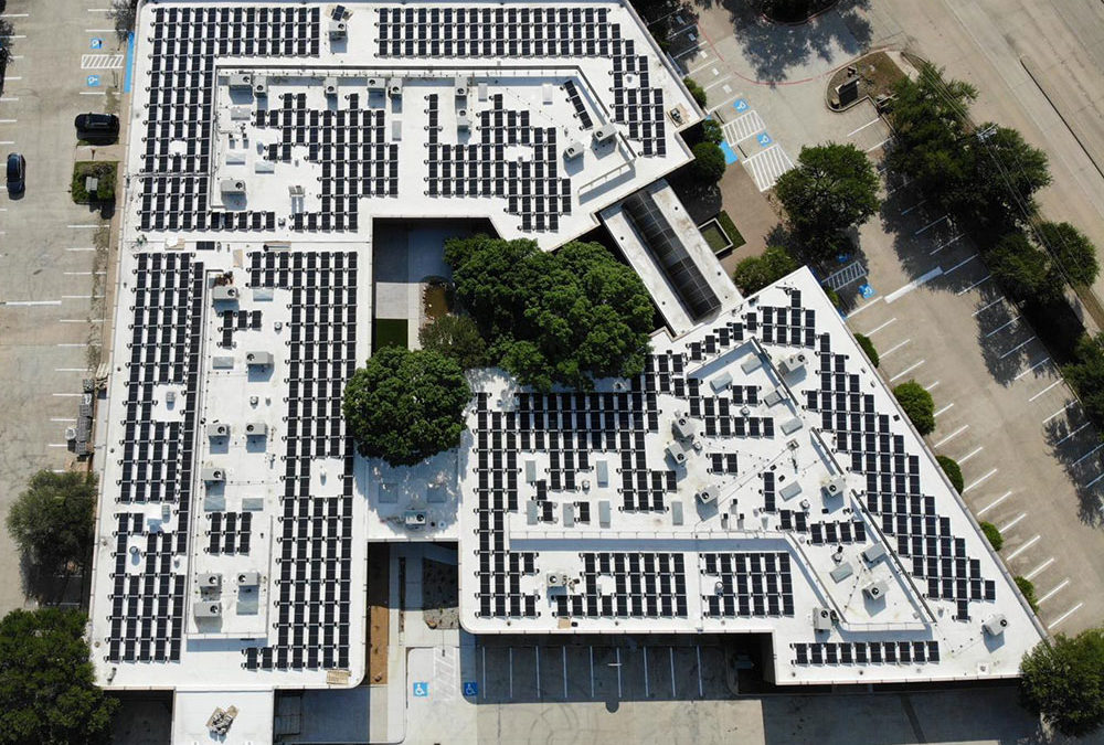 HEXA Coworking Space Richardson Solar Panel Farm